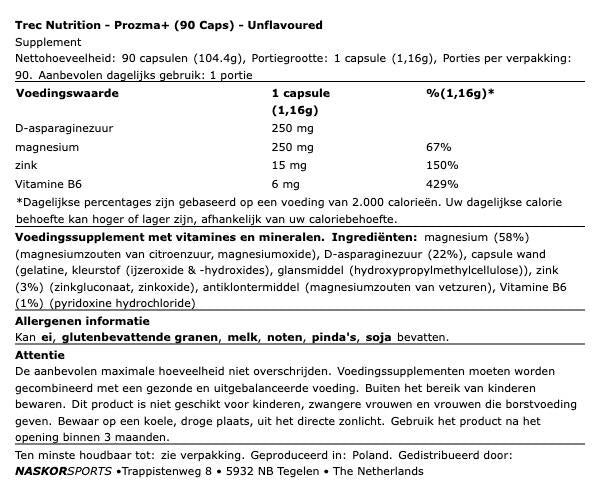 Trec Nutrition Prozma+ (90 Kapseln)