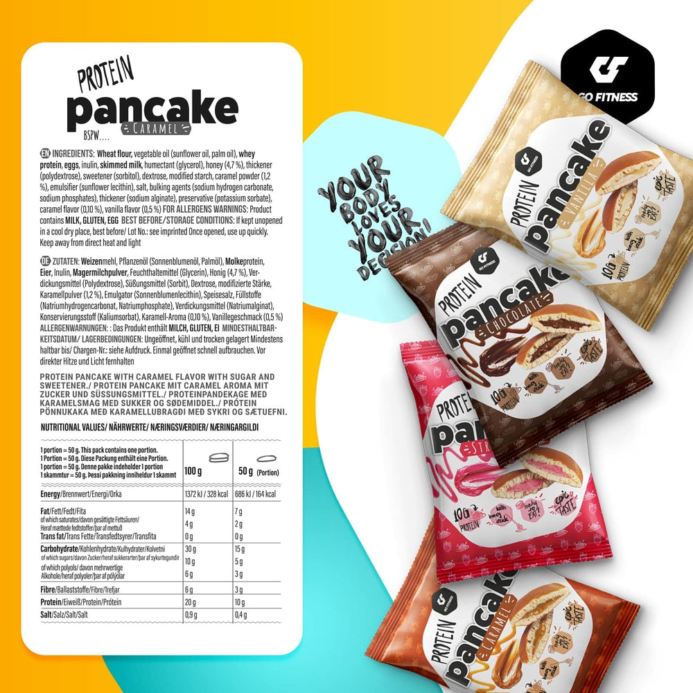 Go Fitness Protein Pancakes 12x55g