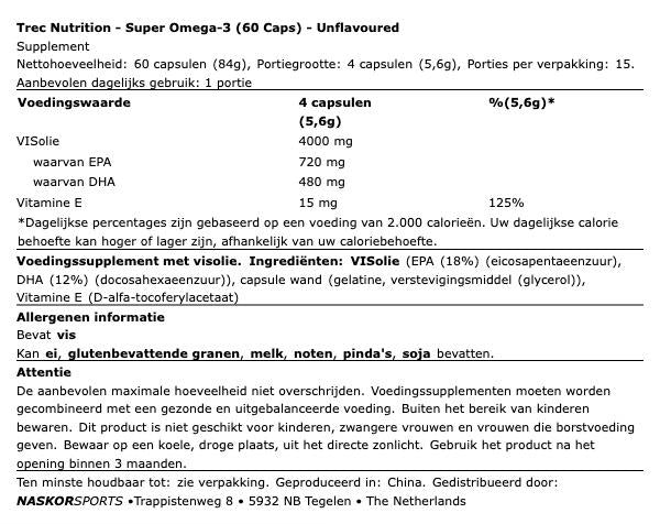 Trec Nutrition Super Omega-3