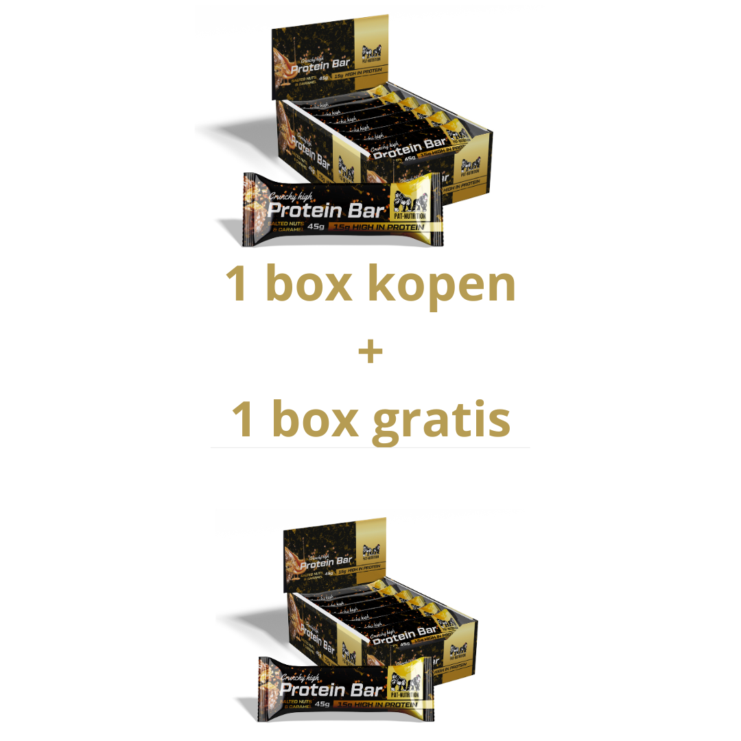 Barre protéinée aux noix salées et au caramel BOX